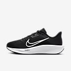 Nike Quest 6 Men s Road Running Shoes Size 9 Black White Gray